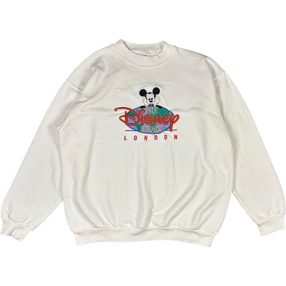Mickey Mouse London Vintage Disney Store Crewneck Sweater - Picture 1 of 5